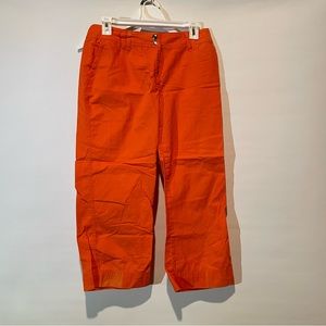 Vintage Orange Petite Capris